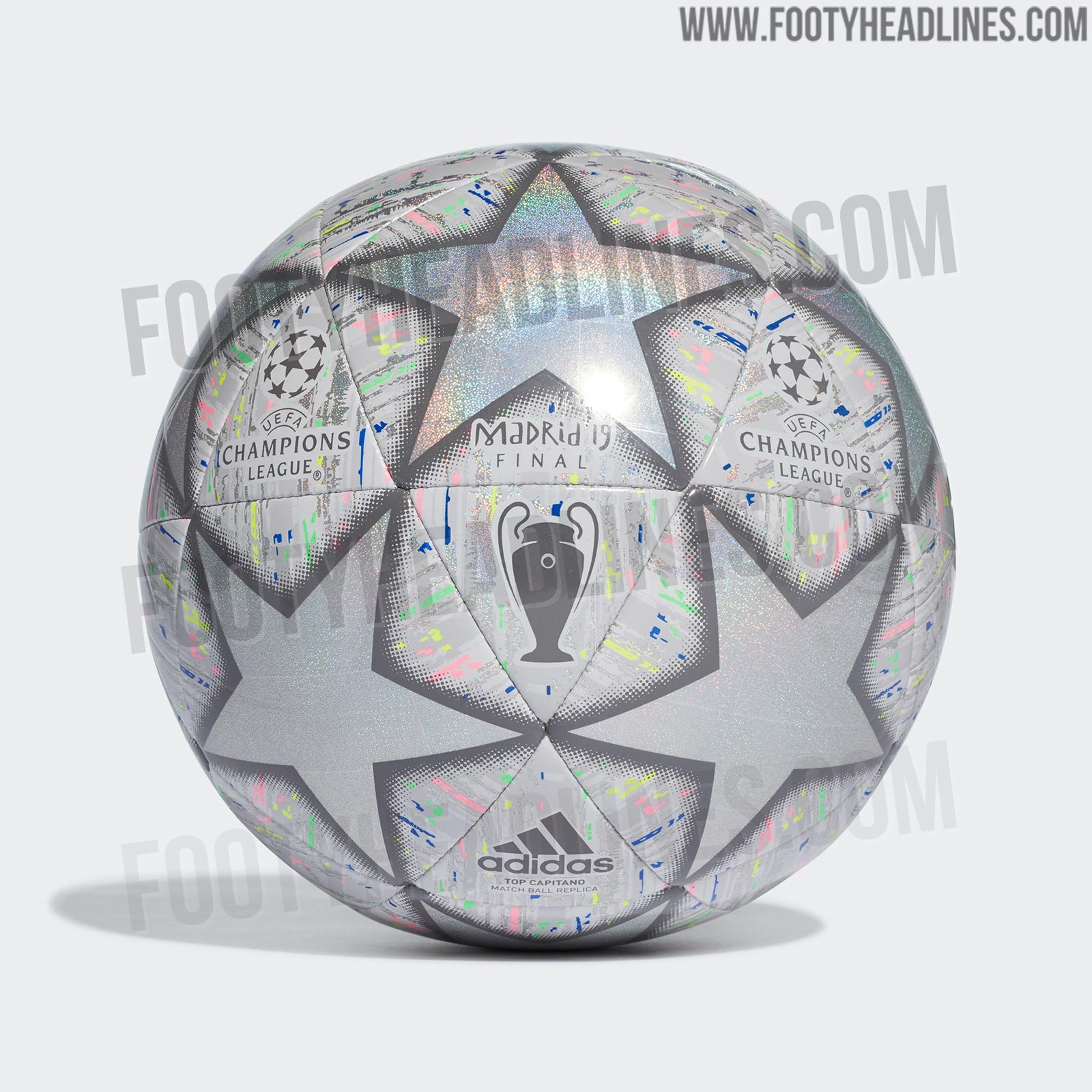 Adidas uefa champions league top finale capitano soccer ball